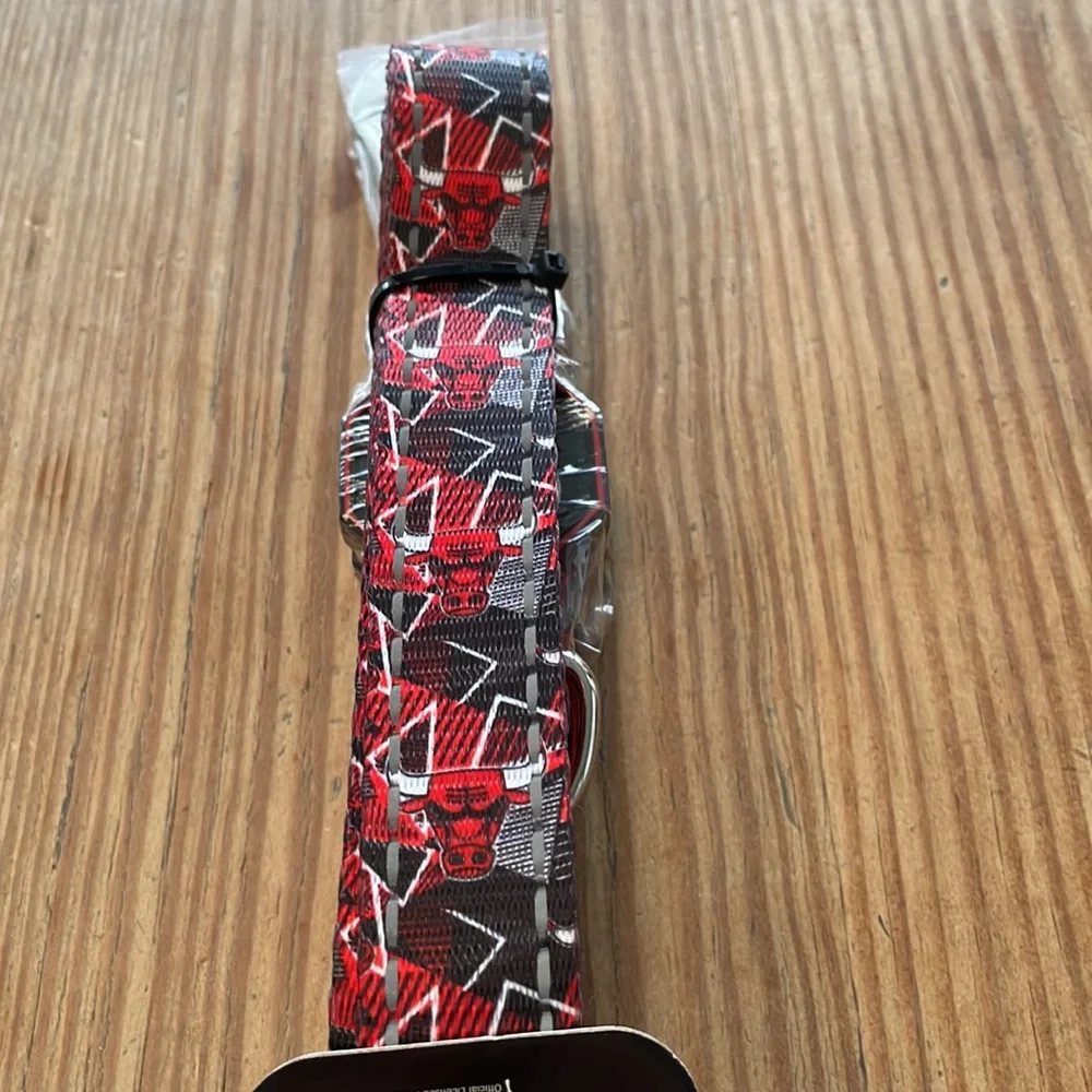 NBA Lab Dog Leash Chicago Bulls Design Large NWT